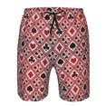 thumbnail image 3 of Balery Poker Traje de Baño Estilo Hawaiano para Hombre, Shorts de Secado Rápido con Bolsillos-3X-Large, 3 of 6