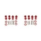 thumbnail image 1 of Vogacara Adaptadores hexagonales RC de 4 piezas, profesional, resistente, resistente, engrosado, accesorios de actualización, kit de ajuste de rojo 2piezas, 1 of 6