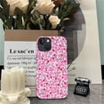 thumbnail image 7 of Case for iPhone 15, Shockproof TPU Bumper Drop Protection Hybrid 2-Layer Hard Cover Case for iPhone 15-Pink Broken Flowers, 7 of 7