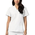 thumbnail image 3 of Adar Universal Unisex V-Neck Tunic 3 Pocket Scrub Top (Available in 39 Colors), 3 of 7