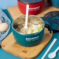 thumbnail image 2 of OUSITAID Stainless Steel Bento Lunch Box Leak Proof Food Storage Container for Office School Daily Use, 2 of 6