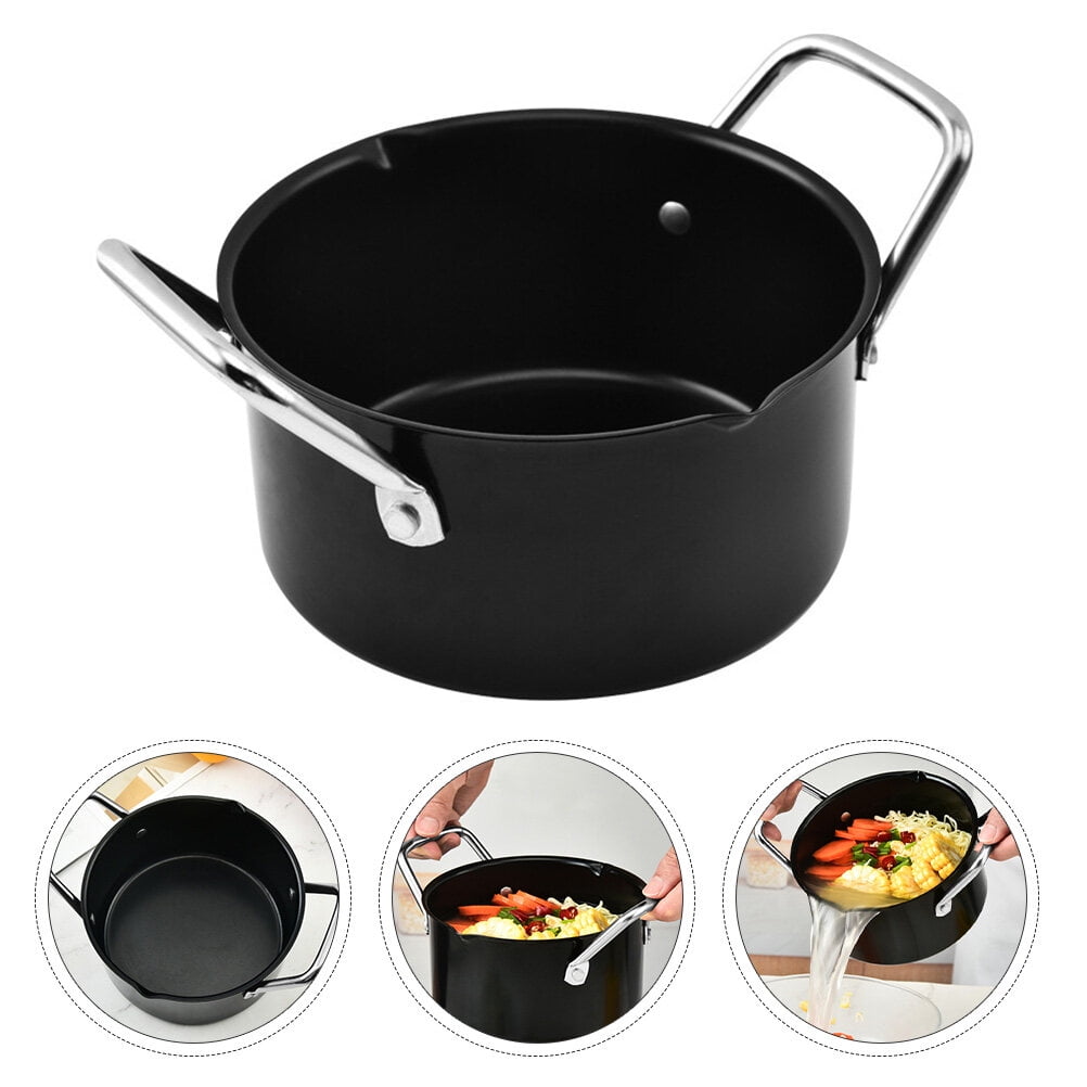 Physically Non-Sticky Soup Pots Cast Iron Soup Pot Casserole Cast Iron Milk  Pan with Lid - China Sauce Pan and Stock Pot price