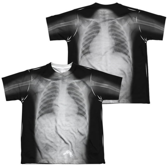 X Rayed (Front - Back Print) - Youth Short Sleeve Shirt - Large