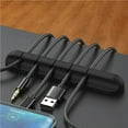 thumbnail image 1 of facefd Silicone Cable Organizer USB Cable Winder Desktop Management Clips Cable Holder, 1 of 7