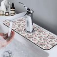 thumbnail image 7 of Sikiie Rose Flowers Splash Guard for Sink Faucet-1 PC Super Absorbent Fast Drying Mat Sink Gadgets-Splash Guard for Kitchen, Sink Mat, 7 of 7