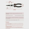 thumbnail image 2 of Catlerio Diagonal Cutting Pliers,6-Inch, 2 of 5