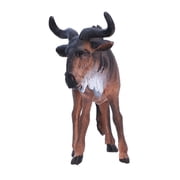 Safari Zoo Animals Figures Toys, Small Realistic Plastic African Jungle Animals Wildebeest Toy Animal Figurines Toy Statue Party Favors Toys for Boys Girls Kids Toddlers