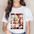 thumbnail image 3 of Nekoma-Camiseta de Manga corta para mujer, camisa de Manga corta, estilo Harajuku, vintage, japonés, Oya, Oya, Haikyuu, Kuroo, 3 of 5