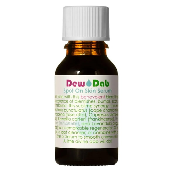Tratamiento para manchas de acné LIVING LIBATIONS DewDab, 15 ml, orgánico