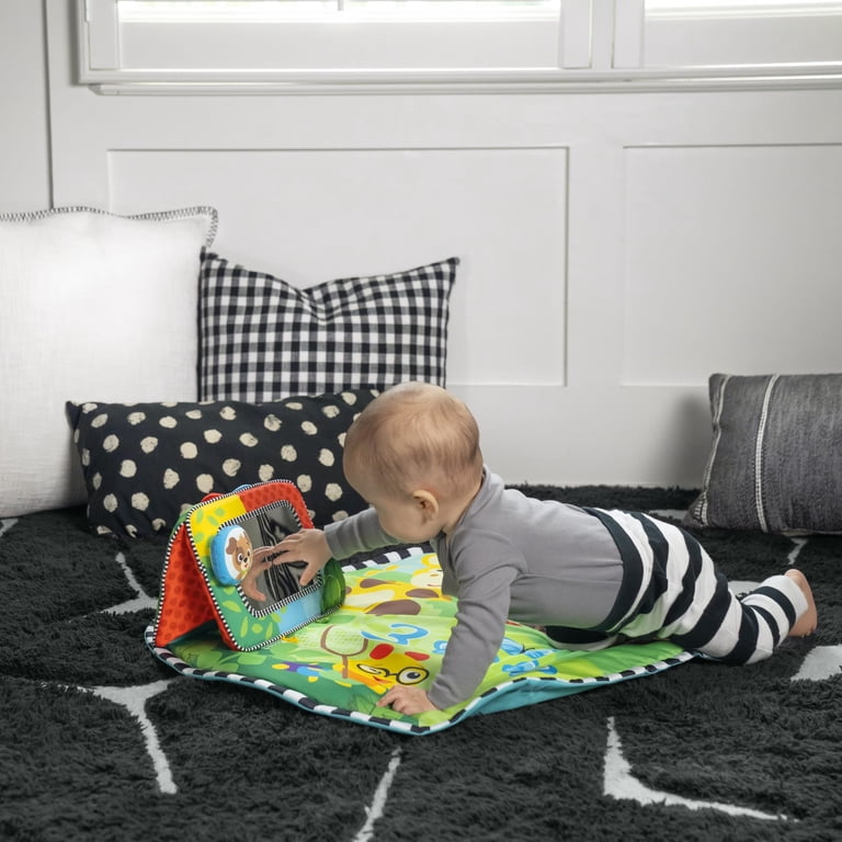 Baby Einstein Discovery Garden Tummy Time Mat & Mirror photo 8