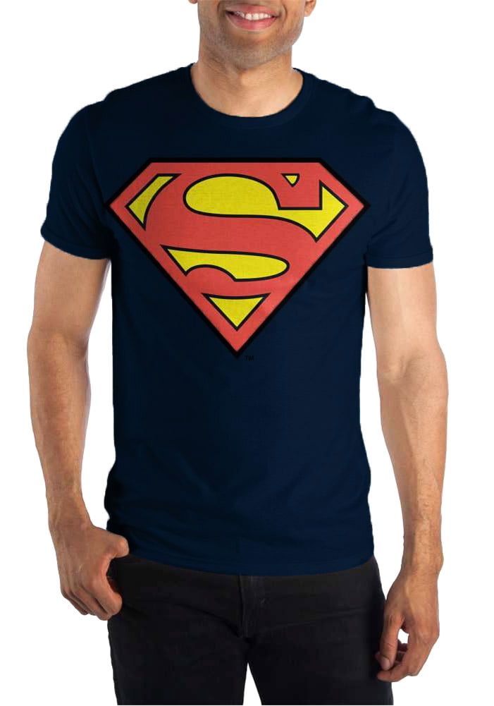 DC Comics Super Hero Superman Logo Retro Wall Clock Kitchen Metal & Glass-Logoshirt 
