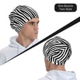 thumbnail image 6 of Naloa Zebra Skin Beanie for Men Women Knitted Unisex Winter Hat Beanies Cap Knit Cuffed Beanies Hats, 6 of 7