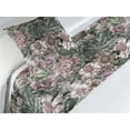 thumbnail image 3 of Floral Bed Runner Set, Flourishing Pattern Wild Roses Exotic Botanical Petals Leaves Cold Colors, Decorative Bedding Scarf & a Pillow Sham for Hotels Homes, Twin, Sage Green Grey Pink, by Ambesonne, 3 of 3