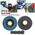 thumbnail image 3 of 5Inch Angle Grinder Sanding Tool Grinding Wheel Flap Disc Abrasive 40-120Grit, 3 of 6