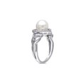 thumbnail image 4 of 8-8.5mm White Freshwater Cultured Pearl Heart Ring in Sterling Silver, 4 of 4