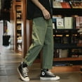thumbnail image 3 of Summer Japanese Baggy Straight Pants Men Streetwear Fashion Jogger Harem Pantalones Hombre New Casual Y2K Preppy Trousers, 3 of 6
