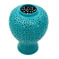 thumbnail image 4 of Red Lantern 25" Carved Temple Jar - Turquoise, 4 of 7