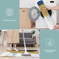 thumbnail image 6 of Blue and Gold Marble Glitter Waves Pattern Kitchen Rugs Sets Of 3,Kitchen Runner Rugs Non Skid Washable,Decorative Kitchen Floor Mats for Kitchen,Sink,Laundry,17"x30"+ 17"x47" + 17"x59", 6 of 6