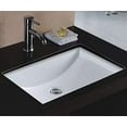 thumbnail image 1 of Wells Sinkware Rectangular Vitreous Ceramic Lavatory Single Bowl Undermount White 22 x 16 x 6, 1 of 1