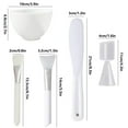 thumbnail image 2 of Awwp 5-Piece Face Mask Mixing Bowl Set, Food Grade Silicone DIY Skincare Tools with Brush & Spatula, Portable At-Home Facial Kit for DIY Facials, 2 of 7