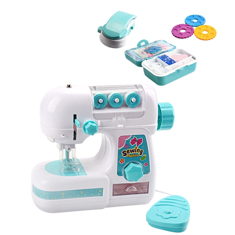 Houkiper Kids Simulation Sewing Machine Toy Sewing Toys Educational Learning Toys For Girl
