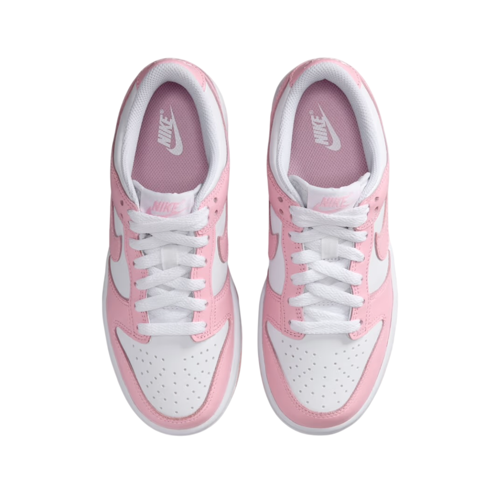 Big Kid's Nike Dunk Low White/Med Soft Pink-White (FB9109 125) - 6
