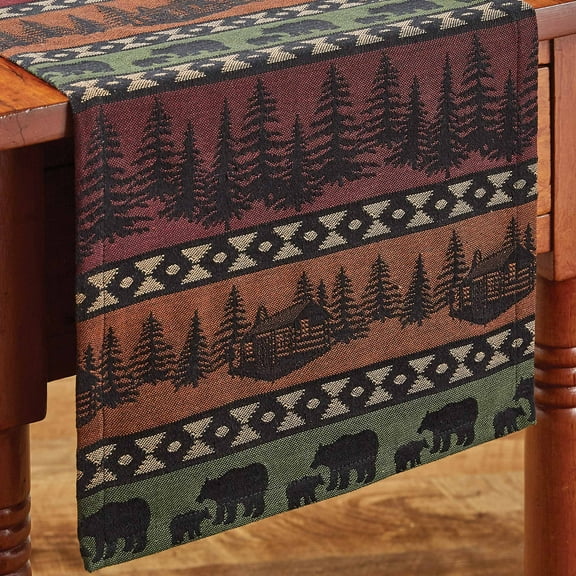 Park Designs Mountain Bear Table Runner - 54"L