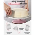 thumbnail image 4 of Kit de decoración para pasteles Kootek con base giratoria de aluminio de 12", 4 of 6