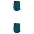 thumbnail image 2 of Greeniant Ropa para cachorros, camisetas de algodón para perros, traje de regalo dulce, chaleco para perros, ropa de varios tamaños, sudadera Verde oscuro L 2Conjunto, 2 of 6