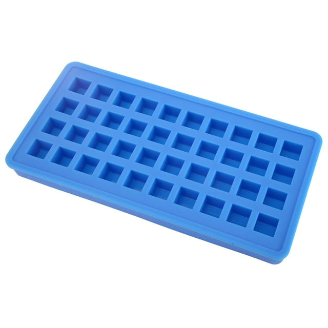 Ice , 40 Grids Silicone Ice Tray Square Shape Ice Cubes Maker DIY Kitchen Accessories