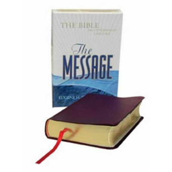 Pre-Owned The Message: The Bible In Contemporary Language, Burgundy Bonded Leather (Unknown) 1576835197 9781576835197