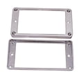 thumbnail image 1 of kusrkot 2pcs 91X45.4mm Flat Base Pickup Frame (Black) Mounting s For Electric Guitar, 1 of 9