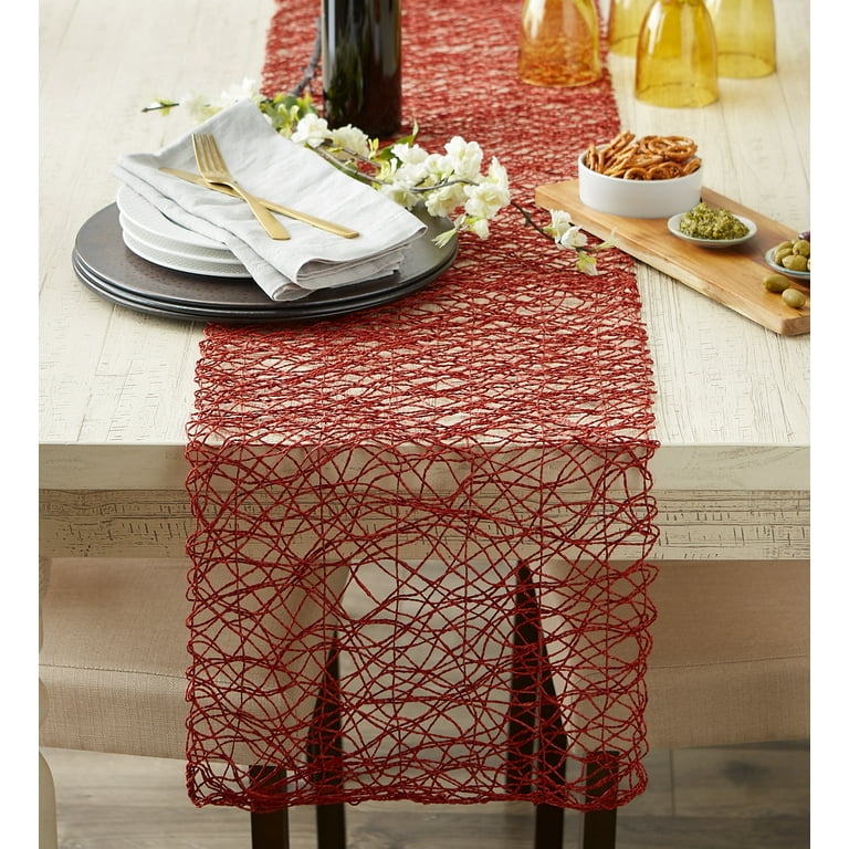Spice Woven Paper Table Runner 14x72