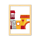 thumbnail image 1 of Cuadro de madera decorativa Unbranded Patron de arquitectura A4, 1 of 3