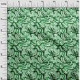 thumbnail image 3 of oneOone Georgette Viscose Green Fabric Abstract Diy Clothing Quilting Fabric Print Fabric By Yard 42 Inch Wide, 3 of 4