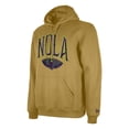thumbnail image 2 of Men's New Era  Tan New Orleans Pelicans 2024/25 City Edition Pullover Hoodie, 2 of 5