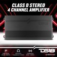thumbnail image 2 of Amplificador de audio para coche DS18 G1800.4D 1800W, 4 canales, clase D, 2 of 6