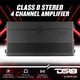 thumbnail image 2 of Amplificador de audio para coche DS18 G1800.4D 1800W, 4 canales, clase D, 2 of 6