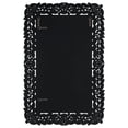 thumbnail image 3 of Cecily Rectangular Leaves Frame Wall Mirror Faux Crystal, 3 of 5