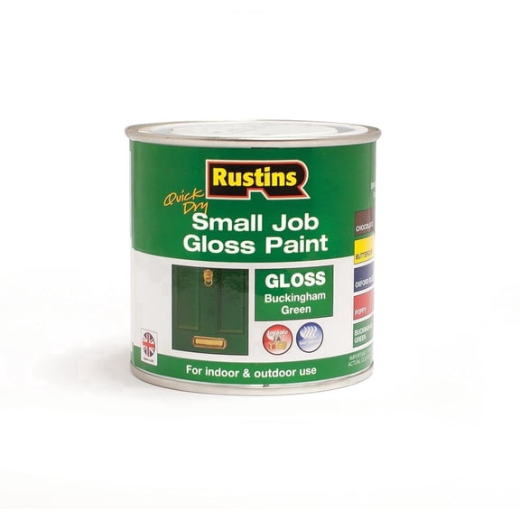 Rustins Quick Dry Small Job Paint Gloss Buckingham Green 250ml