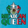 thumbnail image 5 of Wild Bobby Mexican Queen Latin Pride Women Tri-Blend Racerback Tank Top, Vintage Turquoise, Medium, 5 of 5