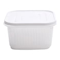 thumbnail image 1 of Bewildely PP drenaje sellado cajón para frutas y verduras caja de contenedores frescos caja de almacenamiento para nevera suministros de cocina Organizadores de utensilios de cocina blanco, 1 of 6