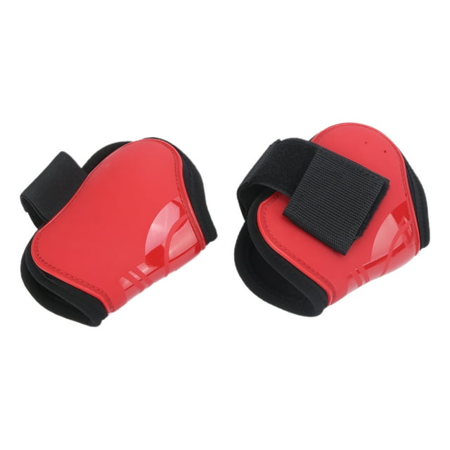 Horse Tendon Boots, Adjustable Front Hind Leg Boot For Prevent Impact For Prevent Leg Injuries Red