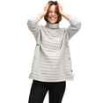 thumbnail image 7 of ellos Women's Plus Size Side Button Turtleneck Sweater - 26/28, Soft Camel, 7 of 7