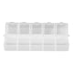 thumbnail image 5 of Contenedor de almacenamiento de compartimentos, caja organizadora de rejilla, organizador de almacenamiento de rejilla blanca, caja de almacenamiento diseñada por expertos, 5 of 12