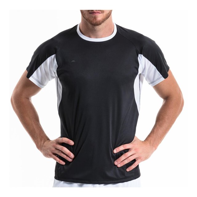 Jersey para Hombre atletica Playera Talla CH Negro