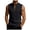Black, variant on Summer Loose Men's Medieval Drawstring Linen Breathable Loose Sleeveless Vest