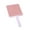 White, variant on huanledash Makeup Mirror with Handle Good Grip Barber Hairdressing Handheld Mirror Square Makeup Vanity Mirror Salon Accessories