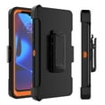 thumbnail image 2 of for Moto G Pure / G Power 2022 Case, Built-in Screen Protector Case with Belt Clip Holster Heavy Duty Rugged Shockproof Full Body Protection Kickstand Cover -Orange, 2 of 8