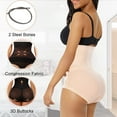 thumbnail image 5 of Vaslanda Tummy Control Shapewear Panties for Women High Waist Trainer Cincher Underwear Body Shaper, 5 of 8